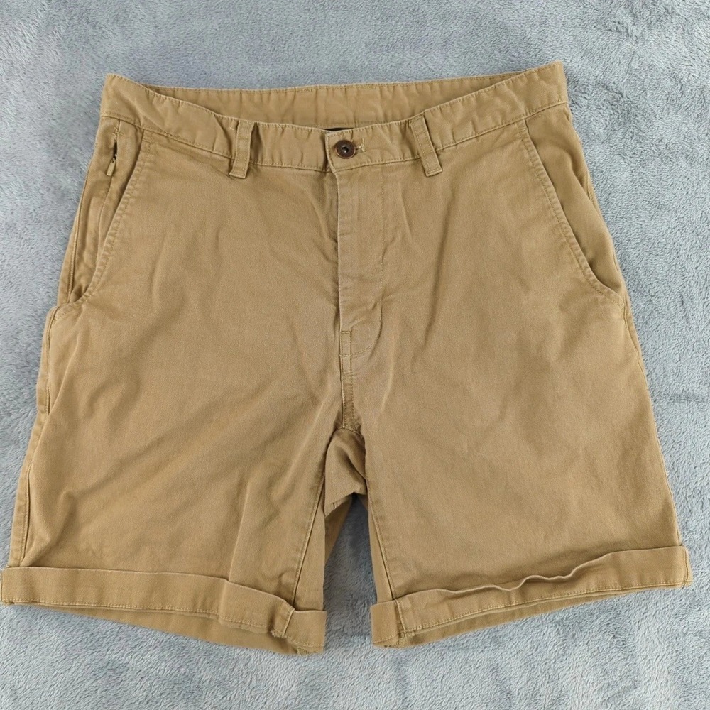The‎ North Face Shorts Mens 32 Tan Brown Chino Flat Front Hiking Outdoor Stretch